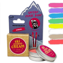 Barreltopia Ski Sun Stick - Ski Sun Protection SPF 50 + Mountain Sun Cream - Premium Zinc Oxide Sun Cream Face - Sunblocker Stick Face - Cold Protection Cream for Winter