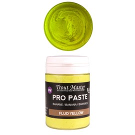 Trout Master Trout Paste for Trout Fishing, 60 g Per Paste Dough, Colour/Aroma: Fluoro Yellow/Banana