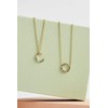 Estella Bartlett Multi CZ Circle Necklace - Gold Plated