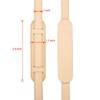 Non Tanned Vachetta Leather bandouliere Strap for Keep All 45