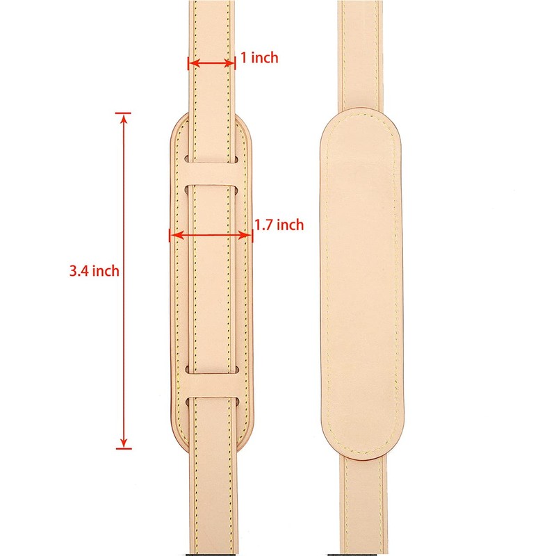 Non Tanned Vachetta Leather bandouliere Strap for Keep All 45