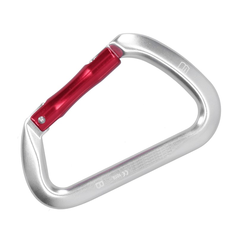 25KN Climbing Carabiner DShape Buckle Safety Equipment for Mountaineering HighAltitude