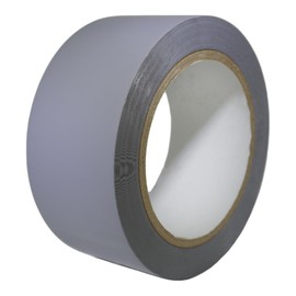 GGR SUPPLIES T.R.U. CVT-536 Gray Vinyl Pinstriping Dance Floor Tape: 2 in. Wide x 36 yds. Several Colors