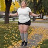 PUTUO Large Calf Flight Socks: Plus Size Compression Sock for