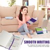 EMOMAS Lined Journal Notebook, 10Pack(Purple), 160 Pages, Medium 5.7 inches
