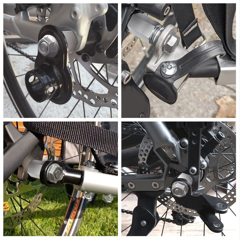 NICEDACK Unisex Bicycle Axle Adapter for 3/8 Inch x26 Full