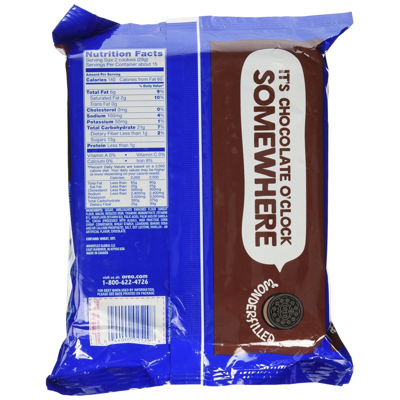 Oreo Chocolate Creme Cookies, 15.25 oz