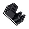 Cablecc Dual SATA 7Pin Female to 90 Degree Angled 7Pin
