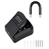 Portable Key Lock Box,Key Holder Safe Security Lock Box for