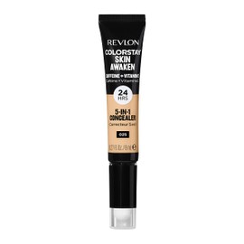 REVLON Revlon ColorStay Skin Awaken 5-in-1 Concealer, Lightweight, Creamy Longlasting Face Makeup with Caffeine & Vitamin C, For Imperfections, Dark Circles & Redness, 025 Light Beige, 0.27 Fl Oz