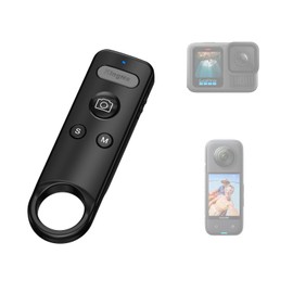 Wireless Insta 360 ACE Remote Go Pro 13 Bluetooth Remote Control Compatible with Go Pro 8/9/10/11/12/13 & Insta360 X2、X3, X4, X5, GO 3/3S, ACE/ACE PRO1/2 Sport Camera Remote for Vlogging, Cycling