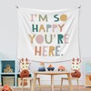 XLDLIOO I'm So Happy You're Here Classroom Wall Tapestry, Inspirational