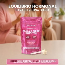 Myo Inositol y D-Chiro Inositol 40:1 Platinum 5000 mg - Fórmula Mejorada con Folato + Cromo + Zinc y Vitamina D3 - 45 Días de Suministro 270 g - Suple