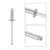 sourcing map Blind Rivets 304 Stainless Steel 4mm Diameter 10mm