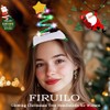 Firuilo Light Up Christmas Headbands Springy Christmas Tree Hairbands With