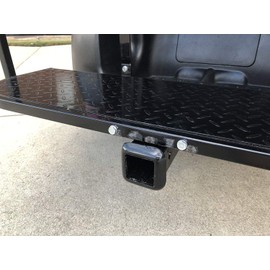 Golf Cart Rear Seat Trailer Hitch with Receiver