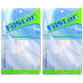 PRO FILSTAR Pack of 48 Carp Fishing Hair Riggs - Carp Hook Rig with Boilie Stopper - Carp Hook Hair Rigs - Fishing Hook Boillies Stopper - Use Bait Needle - Method Feeder Accessories (10 mm)