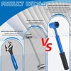 FANOVO Upgraded Door Hinge Gap Adjustment Wrench Tool Set,14-25 MM