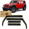 Nilight Window Visor Compatible with Jeep Wrangler JL/Jeep Gladiator 2018