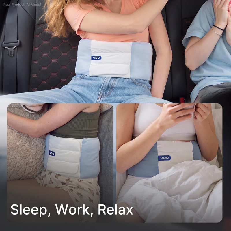26-32 in Waist Wearable Lumbar Pillow, Back Support for Side