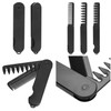 NestNook 2-in-1 Folding Comb - Portable Hair Clipper for Travel,