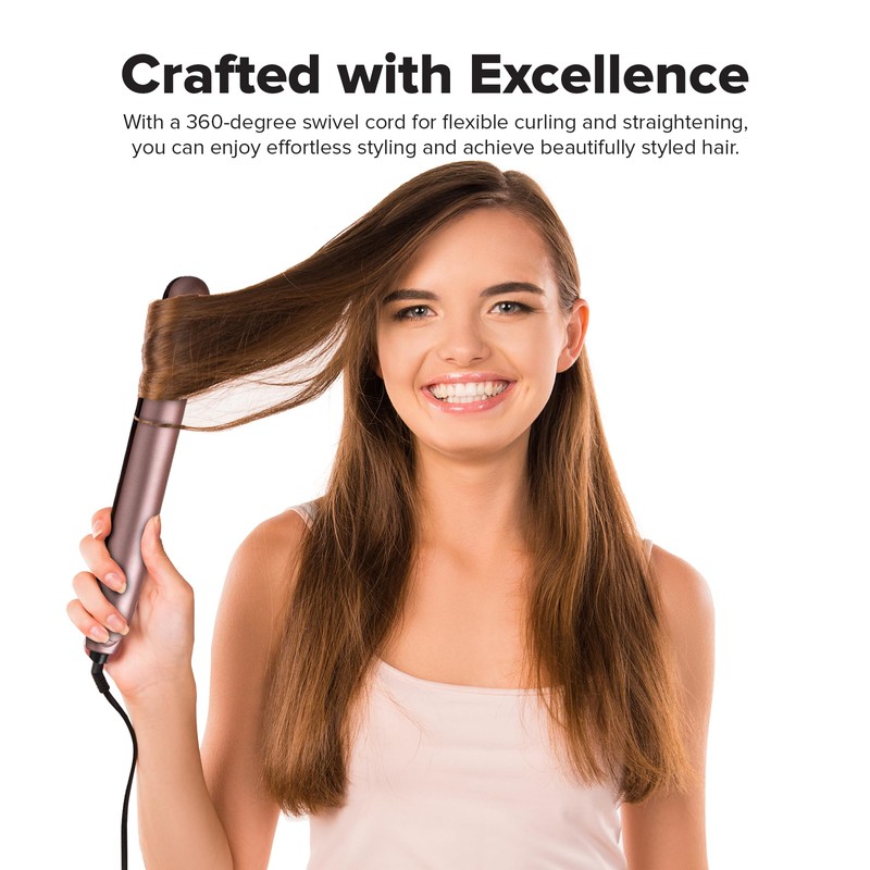 JOYA MIA Diva 1" Ceramic Hair Straightener - Portable, Lightweight