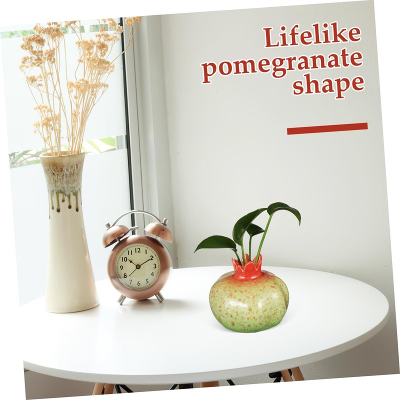 Gatuida Fruit Shaped Ceramic Vase for Dining Table Hydroponic Plant