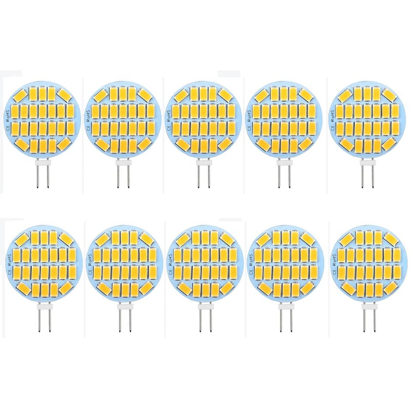5X G4 LED Light Bulb 12V - 24V AC/DC 3W