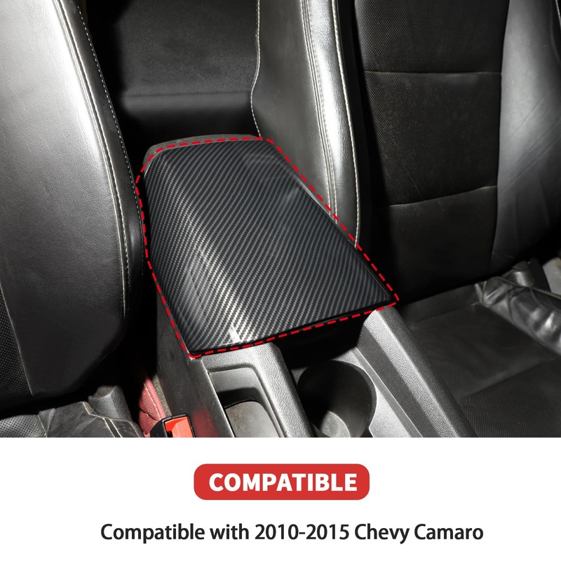SQQP Center Console Cover Armrest Box Trim Waterproof Protector Fit