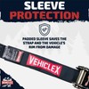 Vehiclex Wheel Tie Down Lasso Straps - 2" x 12'