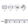 2Pcs 120 Inch/300cm Soft Tape Measure for Sewing Tailor Cloth,
