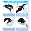 TRANSNOVO Head Strap Compatible with Oculus Quest 2, VR Accessories,