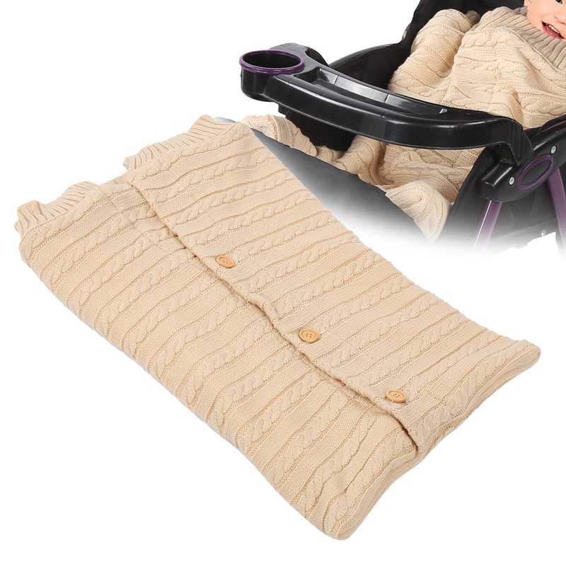 Baby Swaddle Stroller Blanket Wrap Warm Newborn Infant Sleeping Bag