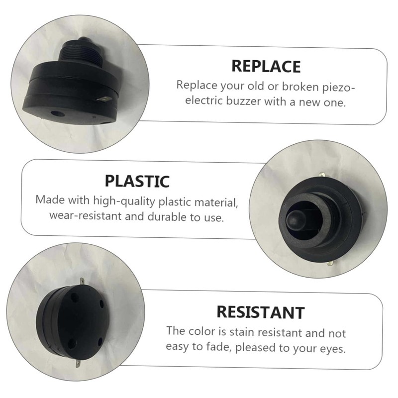 Mikinona 4PCS Car Tweeter Horns Durable Piezoelectric Tweeter for Car