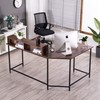 ivinta L-Shaped Computer Office Desk, Modern Gaming Corner Desk with