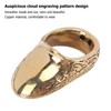 Archery Thumb Rings Good Protection Engraving Pattern Brass Finger Protector