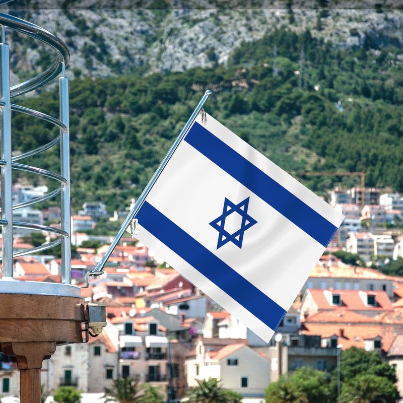 2×3 FT Israel Flag,Medium 60×90 CM 100D Israeli Decor Outdoor