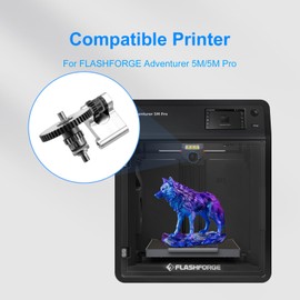 Adventurer 5M/5M Pro Extruder Gear Extruder Accessories Kit Feeding Gear Extruder Gear Accessories Drive Gear Extruder Replacement for Flashforge 3D Printer Accessories