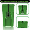 Metal Double Claw Trash Can Locks Strap for Animals,Universal Trash