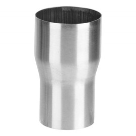 Exhaust Pipe Adapter, Universal Stainless Steel Exhaust Pipe Connection Pipe Adapter Reducer Modified Part (63-76 mm) default