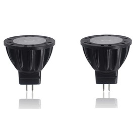 Arrownine Cast Aluminum GU4 MR11 LED Bulb 2.5W,Equivalent to 20W Halogen Lamp 2700K Warm White 9-17V AC/DC for Outdoor Landscape Spotlights,Indoor Track Light Accent Recessed Lighting 2-Pack