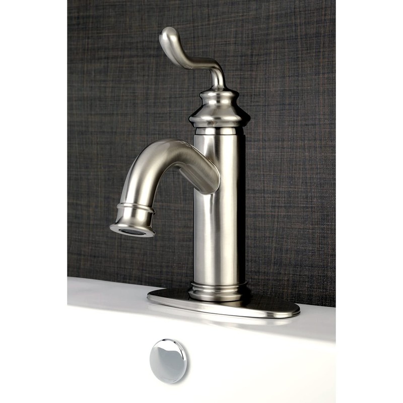 Kingston Brass LS5413RL Royale Bathroom Faucet, Brushed Brass 5.88 x