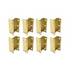 QCAA Three Fold Shutter Hinge, Half Surface for Shutter, Cabinet,