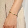 CINSKYING Natural Stone Bracelet with Heart Charm, Inspirational Gift (W3)
