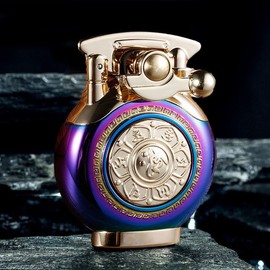 Vintage Antique Lighter, Reusable Windproof Trench Lighter, Cool Lighters, Unique Birthday Gifts for Men Dad Husband (C-Colorful)