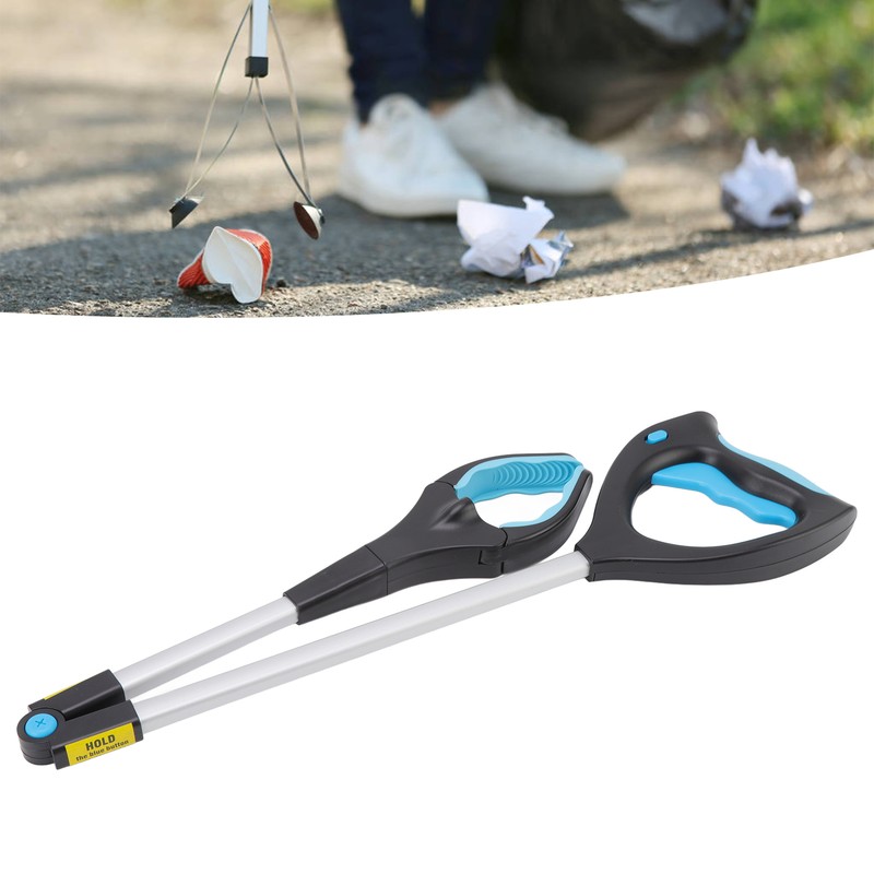 Foldable Reacher Grabber Tool Folding Pick Up Stick Telescoping Pick