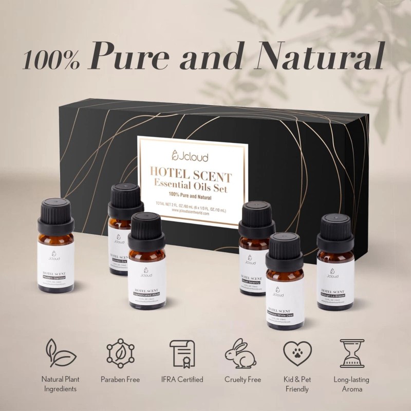 JCLOUD Hotel Diffuser Oils Set | Top 6 Luxury Hotel