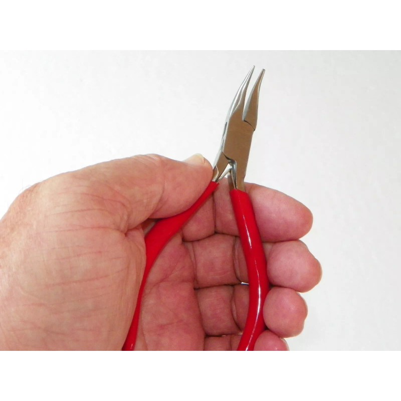 Unbranded Bent Chain Nose Pliers --- Medium Duty