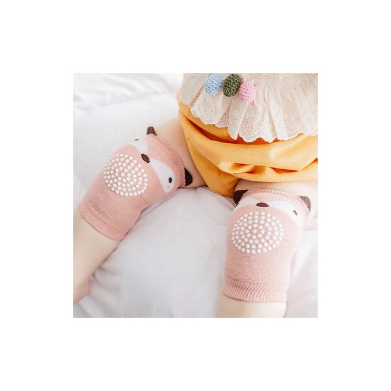 Set 5 Pares De Rodilleras Bebe Gatear Antiderrape