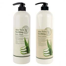 Aloe Vera Hydrating Body Care Set (Lotion & Wash) 1 Set